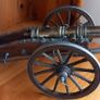 Collection of 3 heavy vintage decorative canons Image 8