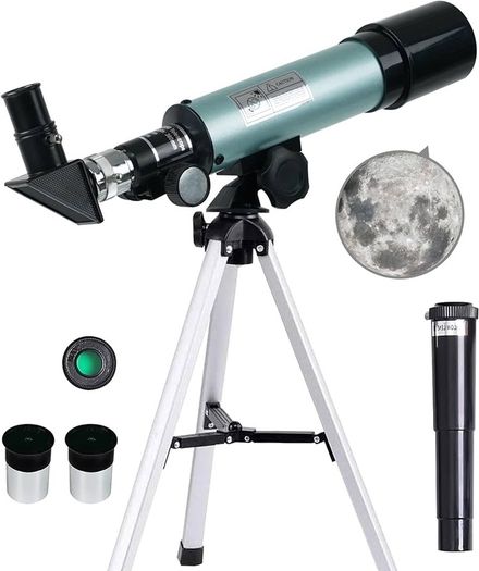 SALE | Telescope for Kids, Astronomical Telescope Zoom 90X HD Outdoor Monocular Space Telescopes Portable Refractor Spotting Scope With Tripod, Telescope for Adults, Kids and Beginner
