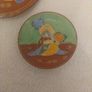 2 X Vintage/Antique Hand Painted Japanese Samurai China Soucer and plate Image 2