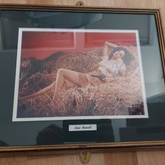 Autographed Jane Russell 10x8 Photo Nicely Framed (Real Glass)  With COA