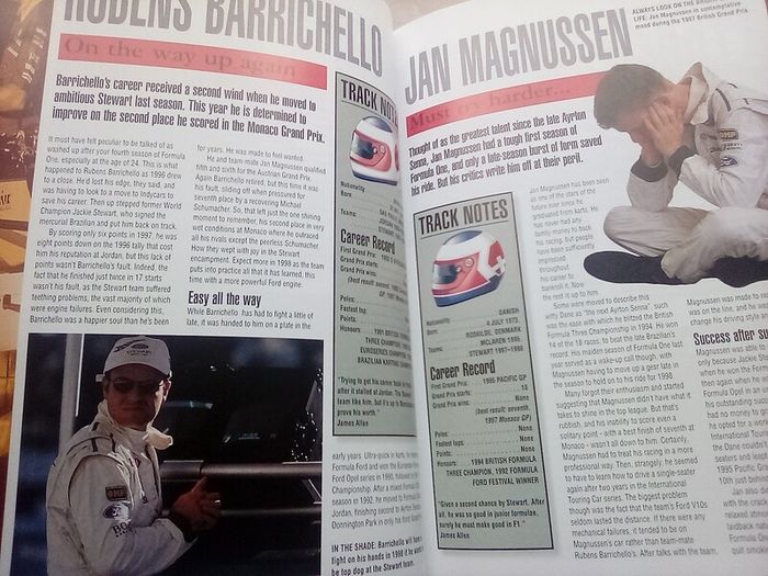Two F1 Books: 1998 & 1999 guides
