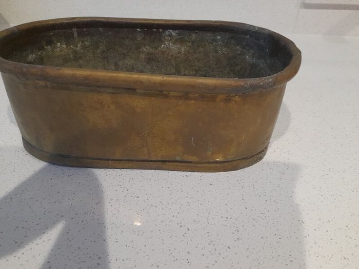 brass planter