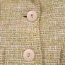 Wallis Beige Light Green Textured Tweed Two-Button Tailored Blazer Jacket 10-12UK/38-40EU Image 2