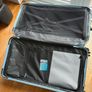Big blue suitcase with 5 wheels Image 5