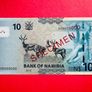 Namibia   10  Dollars  2015   Specimen. Scarce ( Unc ) Image 2