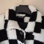 Checkerboard Teddy Oversized Jacket  Size 14 Image 2