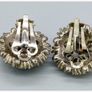 Vintage Signed Sphinx Diamante CLip On Earrings Image 6