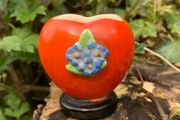 Vintage Goebel Ceramic Heart Shaped Cocktail Stick Holder
