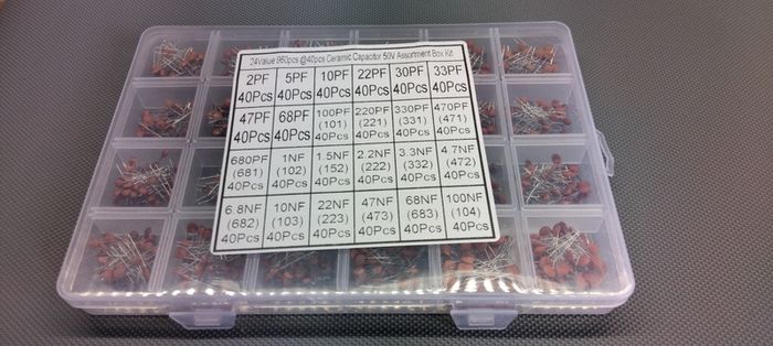 Ceramic capacitor kit (960pcs