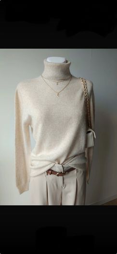 Cashmere turtleneck jumper