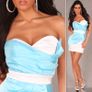 _Cocktail-Dress_with_Zip__Color_TURQUOISEWHITE_Size_36 Image 2