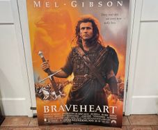 Braveheart Original 1995 Large Movie Display Poster