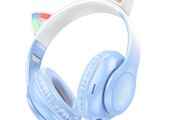 Hoco W42 Cat Ear Double Shade BT Headphones Blue