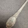 Antique UK hallmark Solid sterling silver serving fork 1900 Image 3