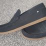 next leather navy loafers size UK 2 Image 6