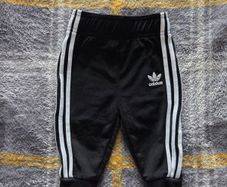 6-9m, Addias Black Tracksuit Bottoms
