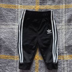 6-9m, Addias Black Tracksuit Bottoms