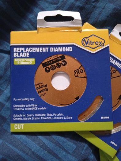 4 x Vitrex 110mm Replacement Diamond Disk
