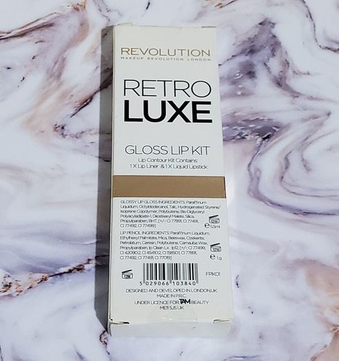 Revolution Retro Luxe Gloss Lip Kit - Original - New