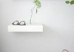 Lack floating wall shelf white 30x26 cm