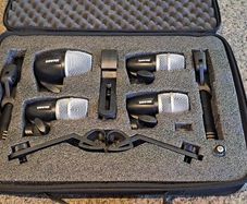 Shure PG 6 drum mic set with soft case