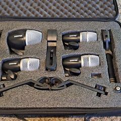 Shure PG 6 drum mic set with soft case