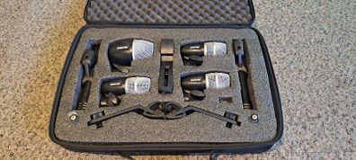 Shure PG 6 drum mic set with soft case