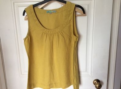 boden linen top Size 12
