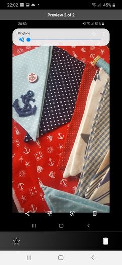 Nautical Fabric Cushions and Buntings