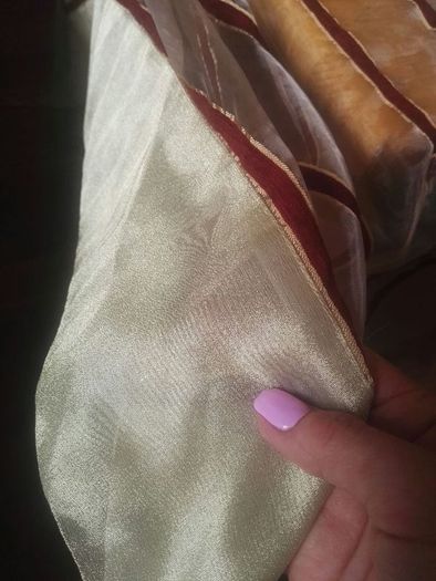 Gold And Wine Tablecloth
