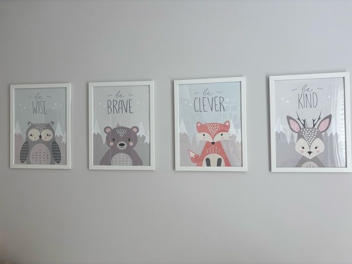 Nursery Wall Prints  (frames not included)