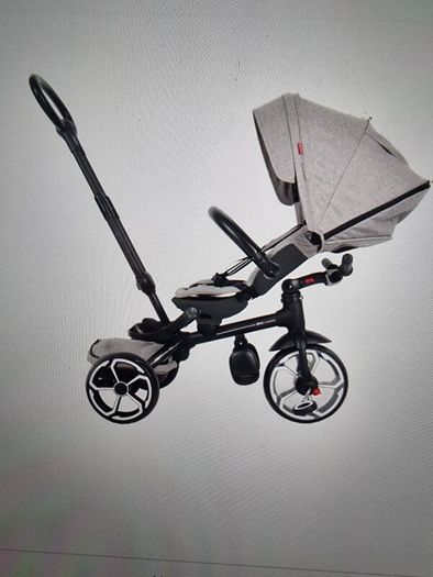 Q Play Prime 6 in 1 Trike Grey