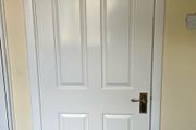 Timber white door
