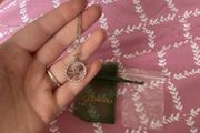 Glencara necklace with claddagh symbol
