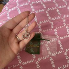 Glencara necklace with claddagh symbol