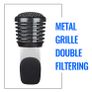 WEISRE Wired Microphone Black Image 3