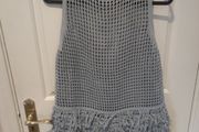 crochet fringe top