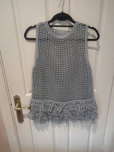crochet fringe top