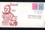 1954 Ireland Centenary of the Opening of the Catholic University (Cardinal Newman) Commemorative Stamps Illustrated First Day Cover (FDC) with Dublin cancel