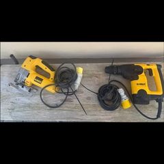 Corded DeWalt set DeWalt 110V jigsaw DeWalt 110V SDS rotary hammer