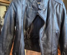 Leather motorbike Jacket
