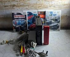 Nintendo Wii Console red motion plus 2 Games Pal Perfect Gift