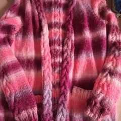 Hand Knitted Ladies Cardigan
