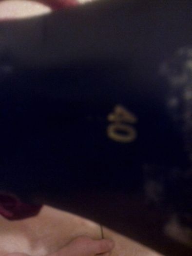 Size 40.Beautiful wine coloured shoes.