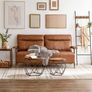 Coffee Tables, Set of 2 Side Tables, Robust Steel Frame, for Living Room, Bedroom, Rustic Brown and Black (FREE POSTAGE) Image 2