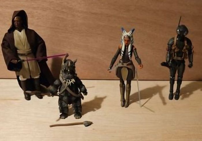 Star Wars Lot Of 4 Figures 6" Scale Black Series As New Out Of Packs