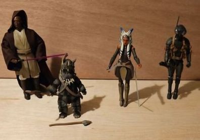 Star Wars Lot Of 4 Figures 6" Scale Black Series As New Out Of Packs