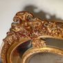 1890s victorian era gilt plate mirror with salamander Image 4