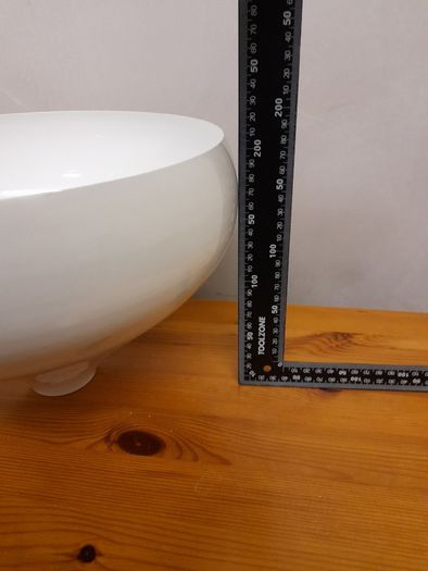 2 Large White Metal Light Lampshades