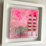 Original Abstract  Framed Poolbeg Chimneys Painting Contemporary Irish  Art Image 10